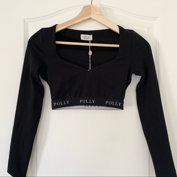 Oh Polly Long Story Short Long Sleeve Crop Top - Picture 5 of 11
